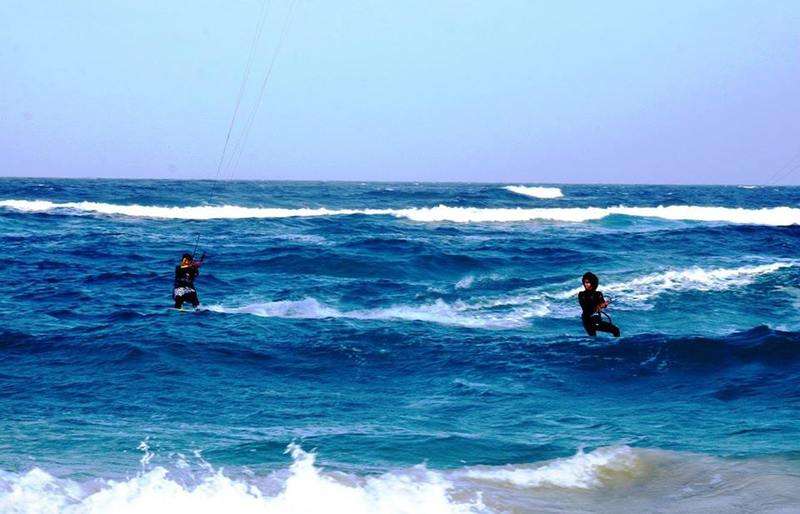 Ananas-kitesurfing